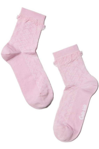 Шкарпетки дитячі Conte-kids Tip-Top 7С-27СП (078) з мереживною стрічкою