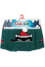 Колготки дитячі Conte-kids новорічні 19С-96/1СП (557) «Xmas cat» з помпоном