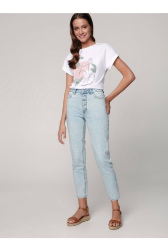 Джинси жіночі Conte Mom Fit CON-322 з високою посадкою