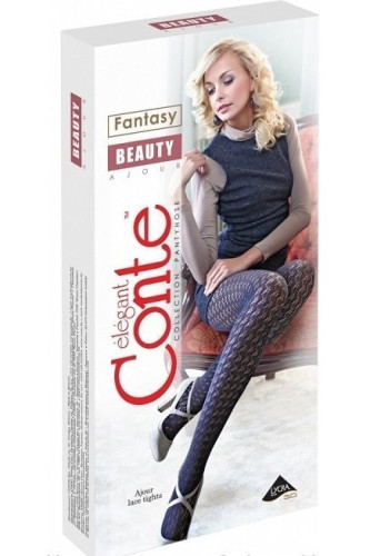 Колготки жіночі Conte Fantasy Beauty ажурні